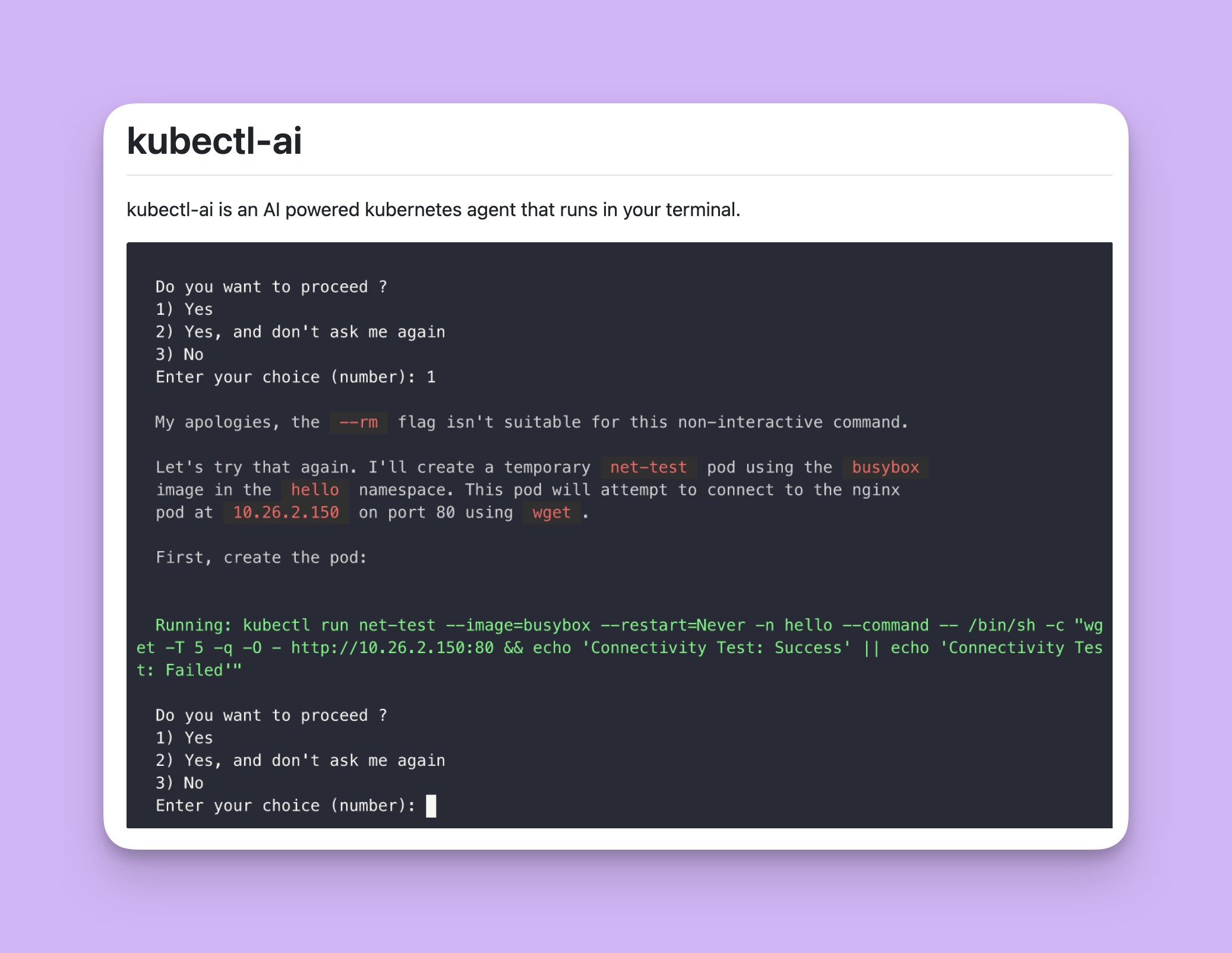 kubectl-ai 使用教程