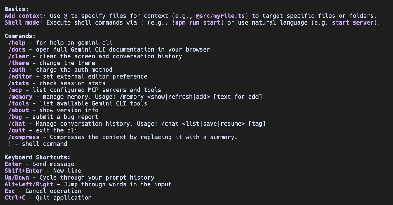 安装使用 Google Gemini CLI