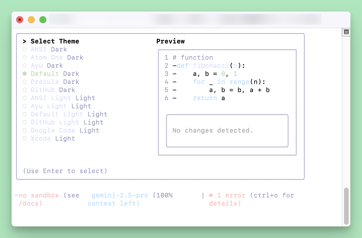 安装使用 Google Gemini CLI