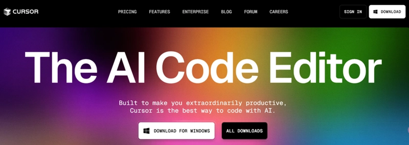1. Cursor:目前最智能的 AI IDE