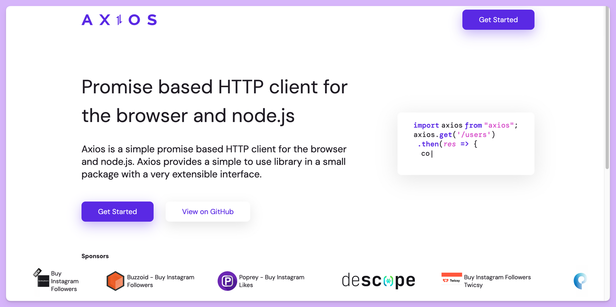 Axios 使用教程完全指南