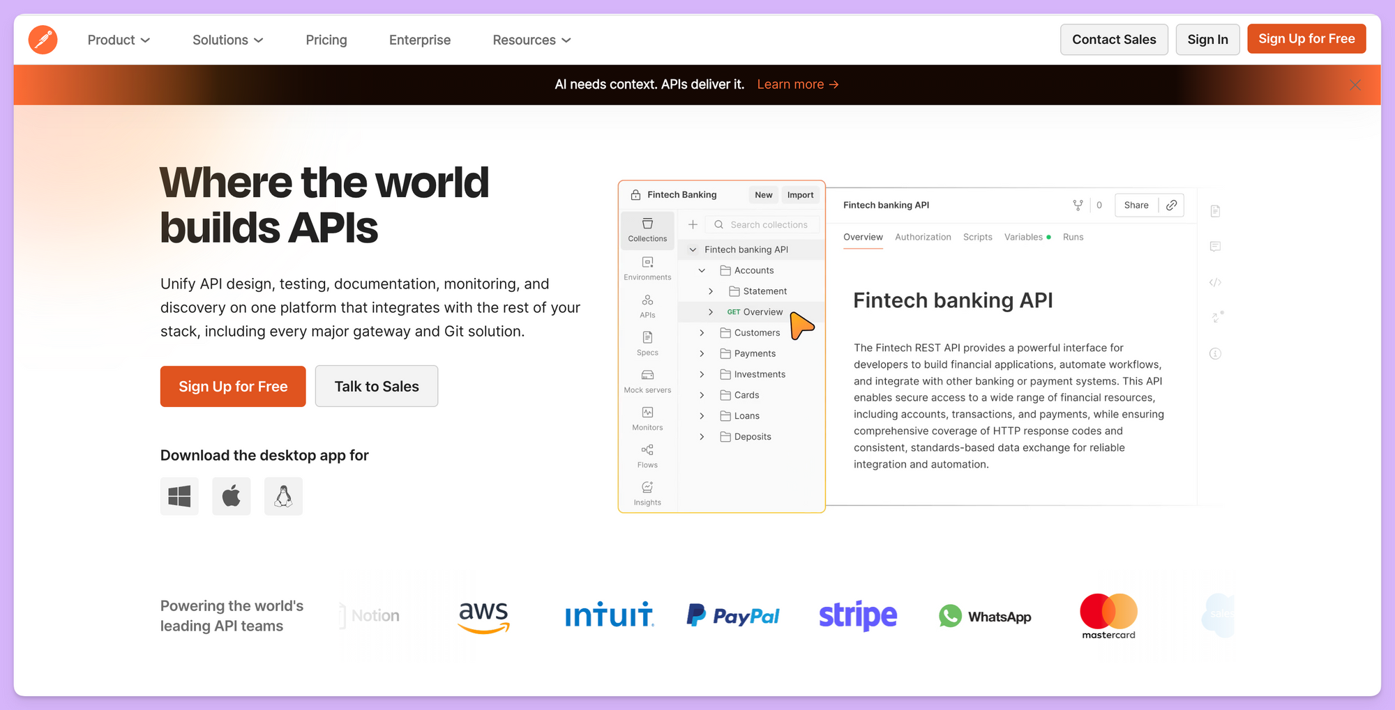 Postman 官网入口地址