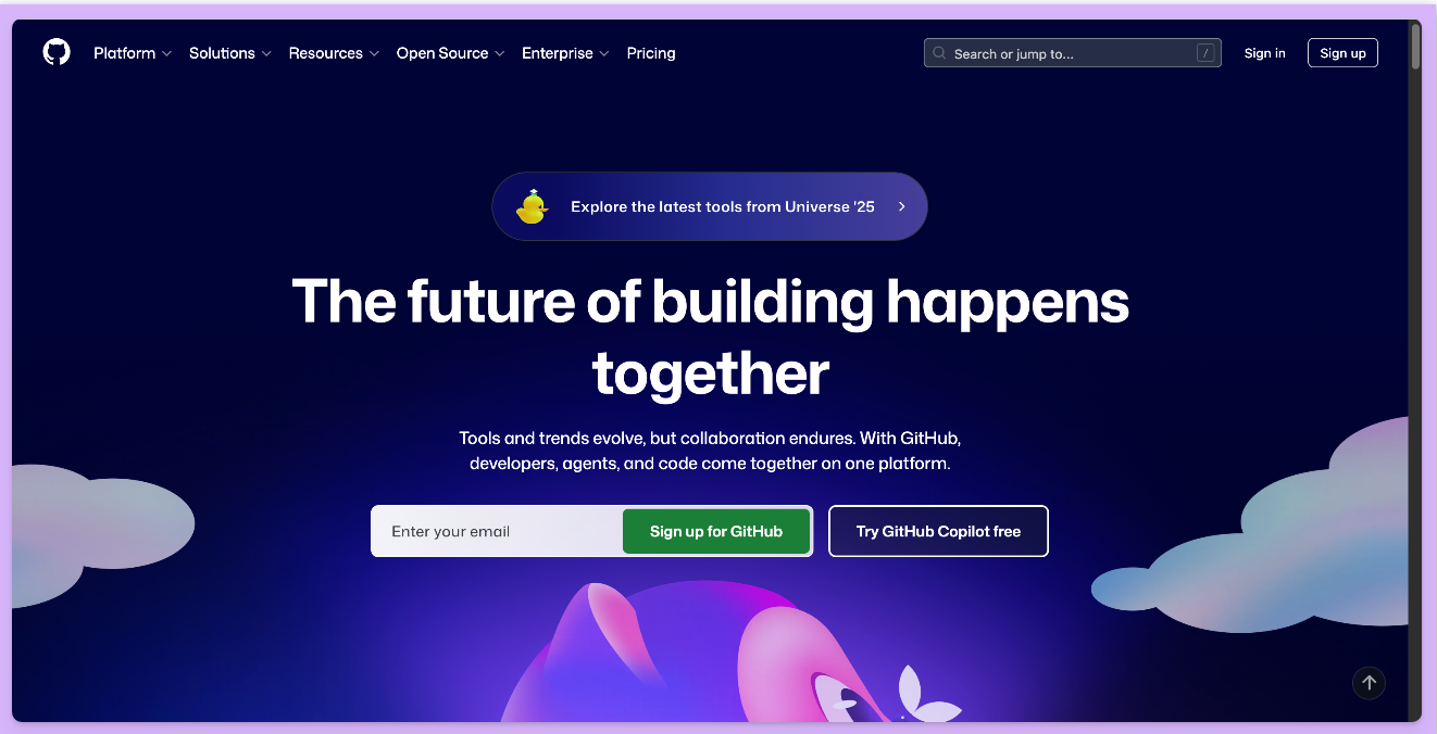 Github 官网入口地址