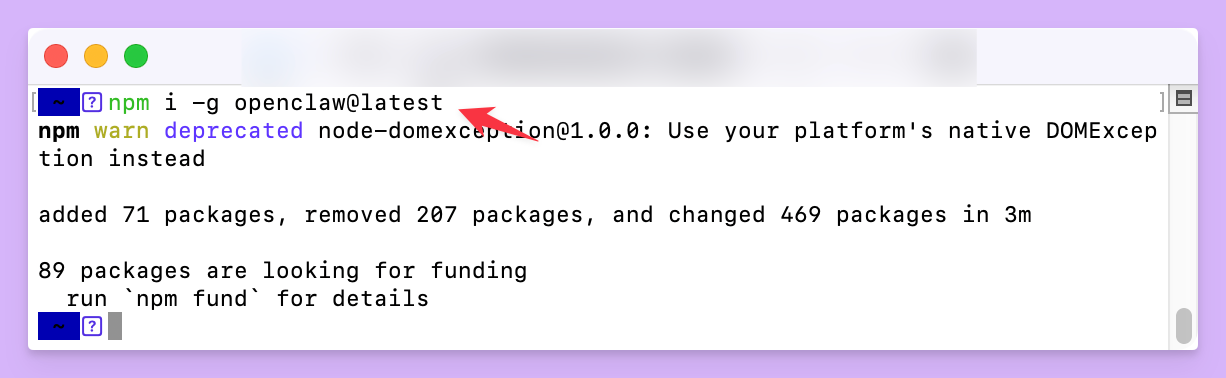 更新全局安装的 OpenClaw