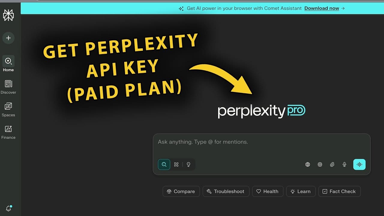 如何获取 Perplexity API Key 并发出第一次 Sonar 请求