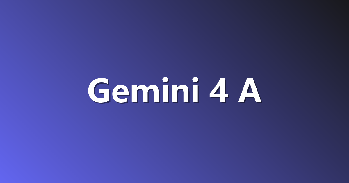 Gemini 4 Argon API：已确认的信息、预计价格，以及如何提前准备好代码