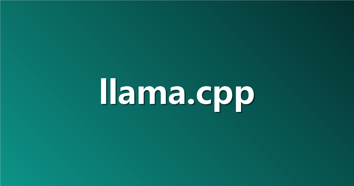 llama.cpp 上线 Decision Models：模型不再生成文本，改为给选项打分，单题最低 3 毫秒