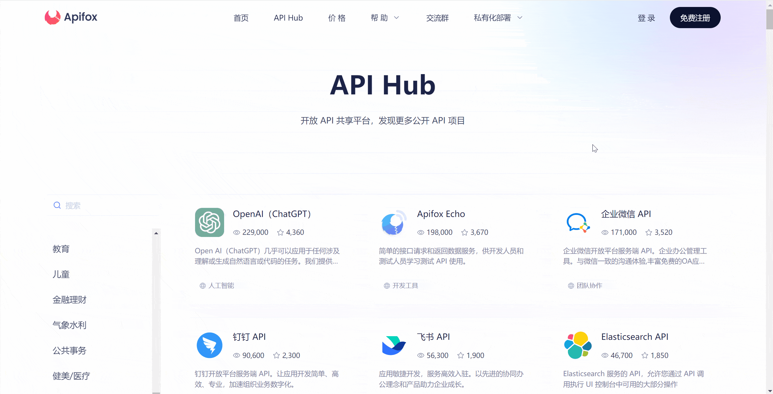 Apifox API Hub