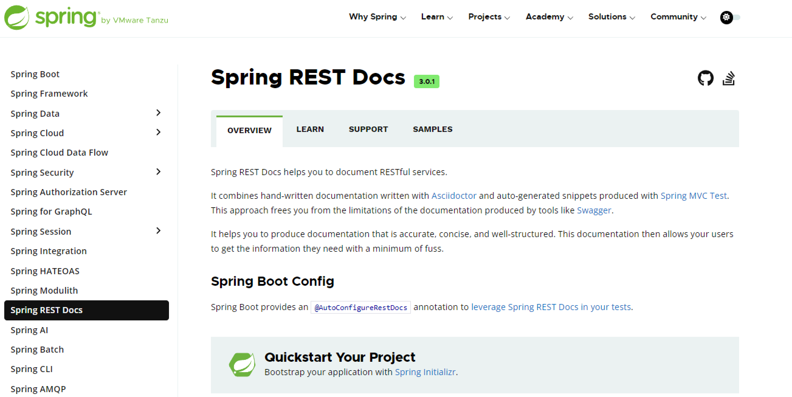 Spring REST Docs