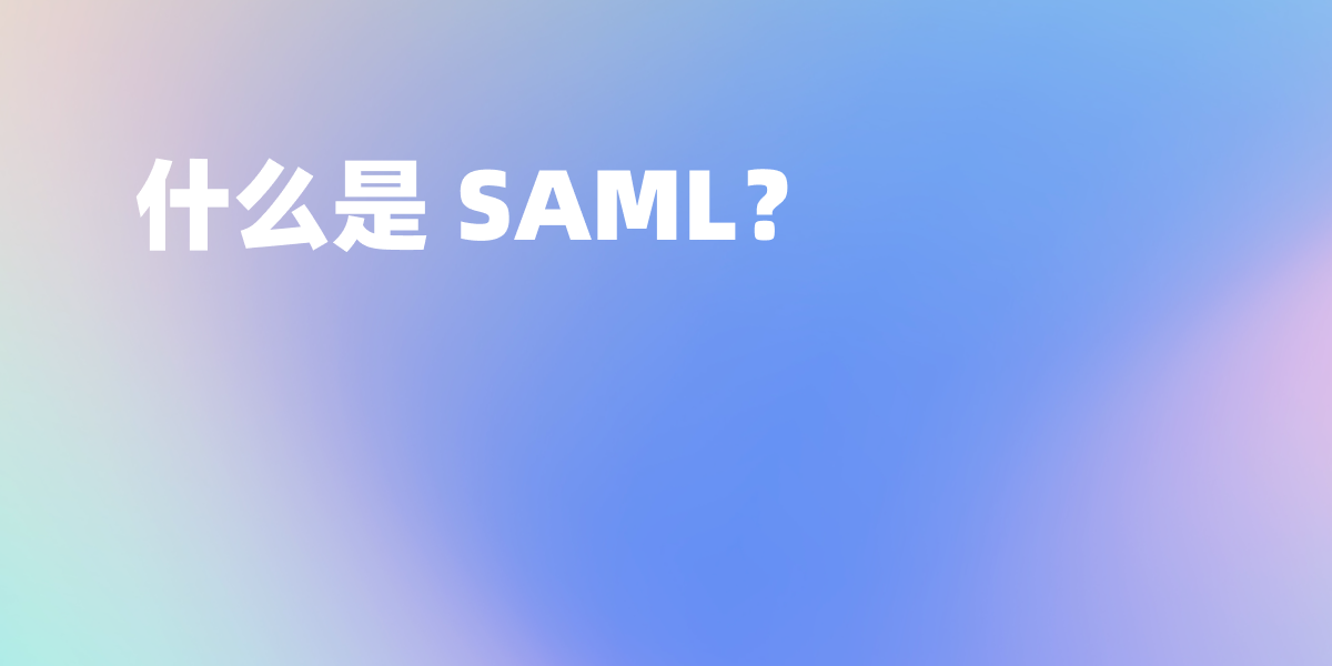 什么是 SAML（安全断言标记语言）？
