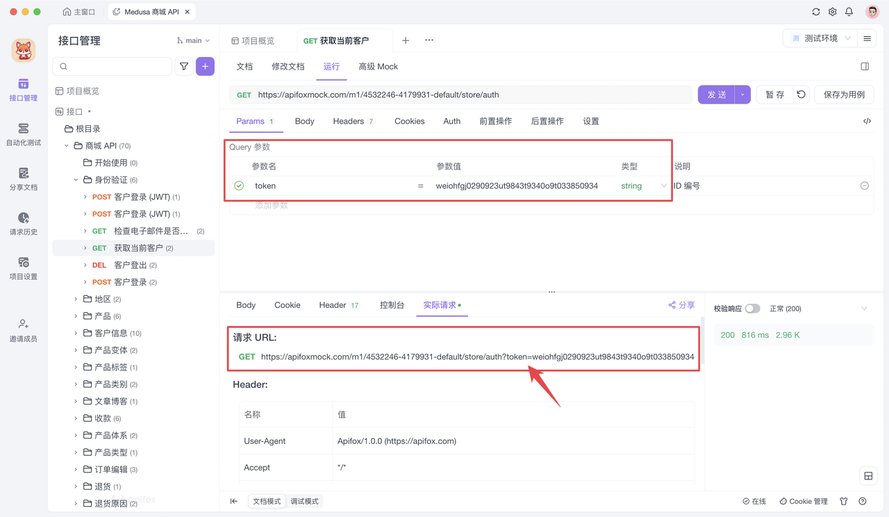 如何在请求中使用 API Token